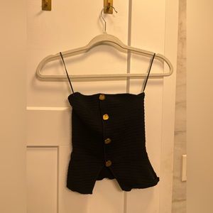 Zara Strapless top